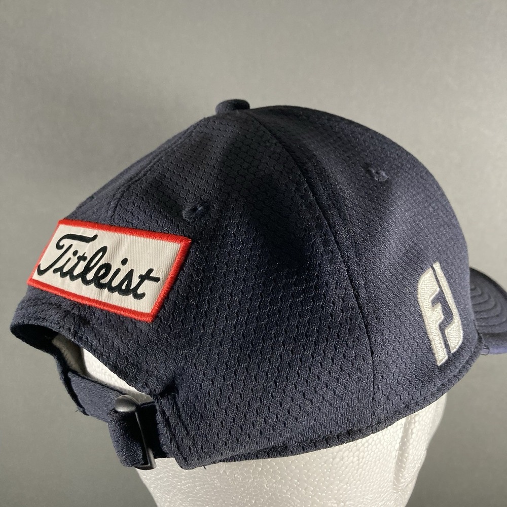 Titleist FootJoy Golf Hat Blue Strapback Pro V1‎ Adjustable Cap